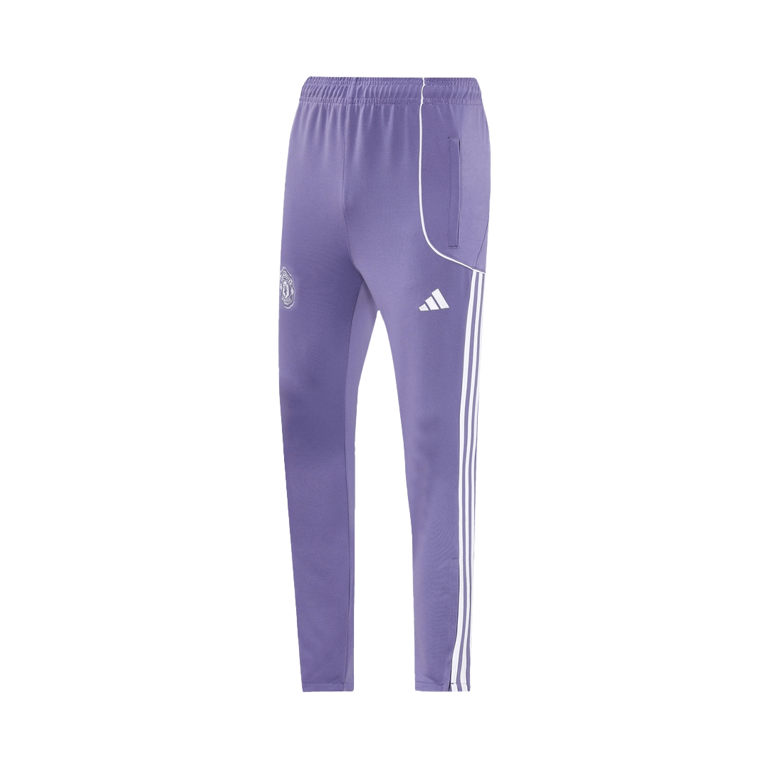 Kit de entrenamiento del Manchester United 25/26 (Chaqueta + Pantalones) Morado
