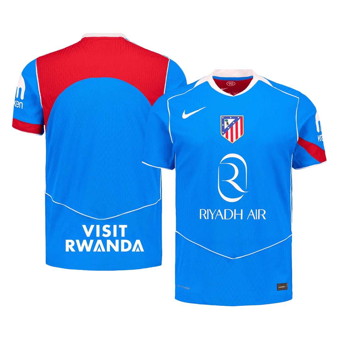Camiseta de fútbol auténtica de visitante del Atlético de Madrid 2025/26