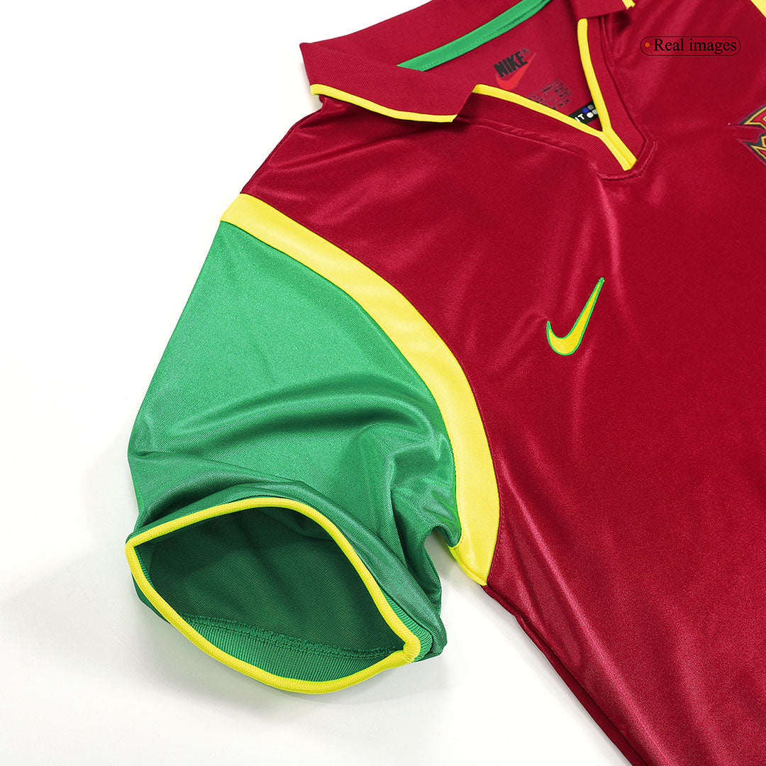 Camiseta retro de fútbol local de Portugal de 1999