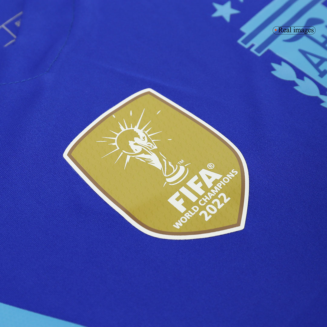 Camiseta de fútbol visitante auténtica de Argentina 2024