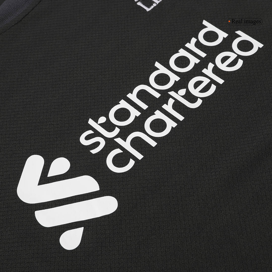 Kit de fútbol visitante del Liverpool para niños (camiseta y pantalón corto)