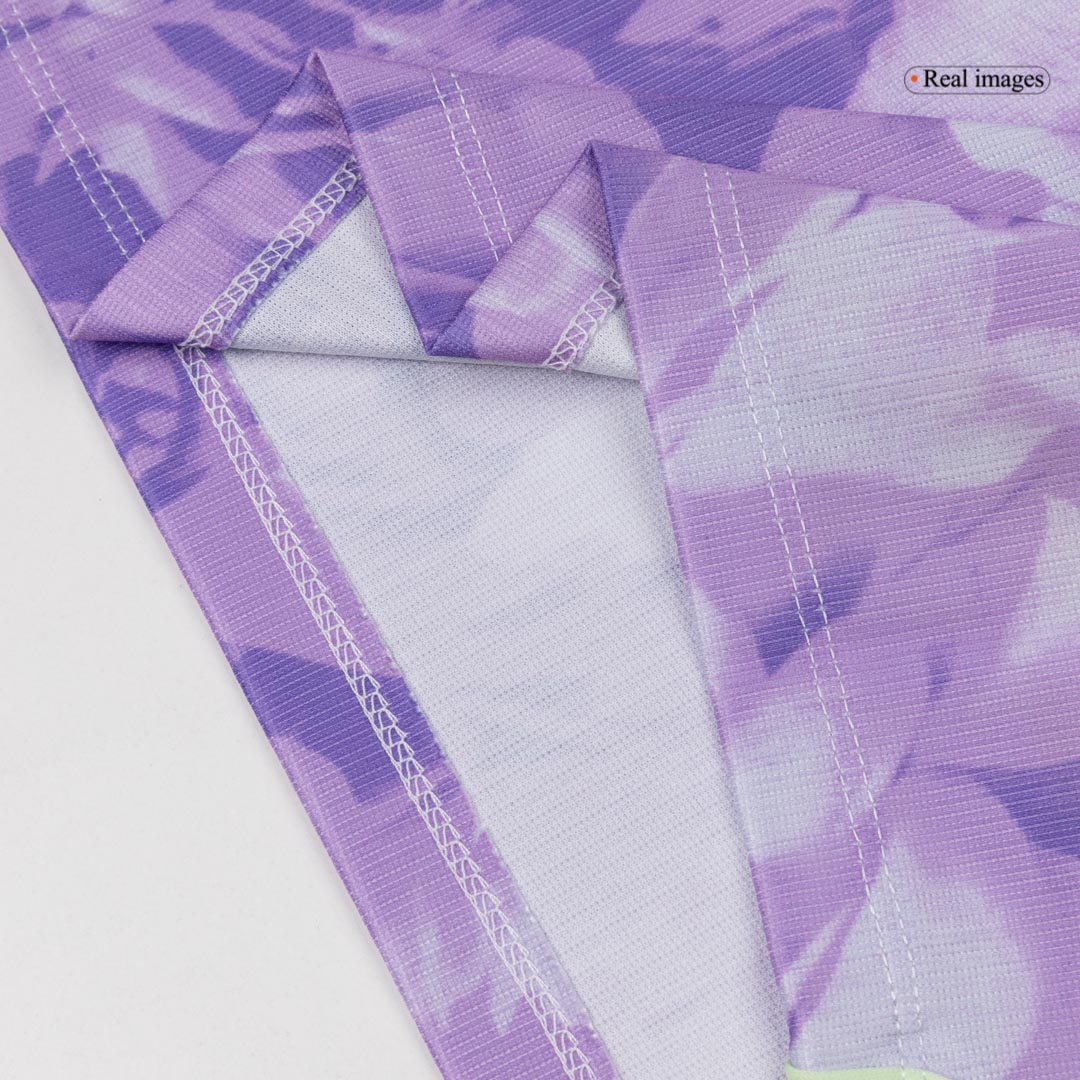 Camiseta de fútbol de visitante de HEUNGMIN #7 de Corea del Sur para el Mundial 2026, color morado.