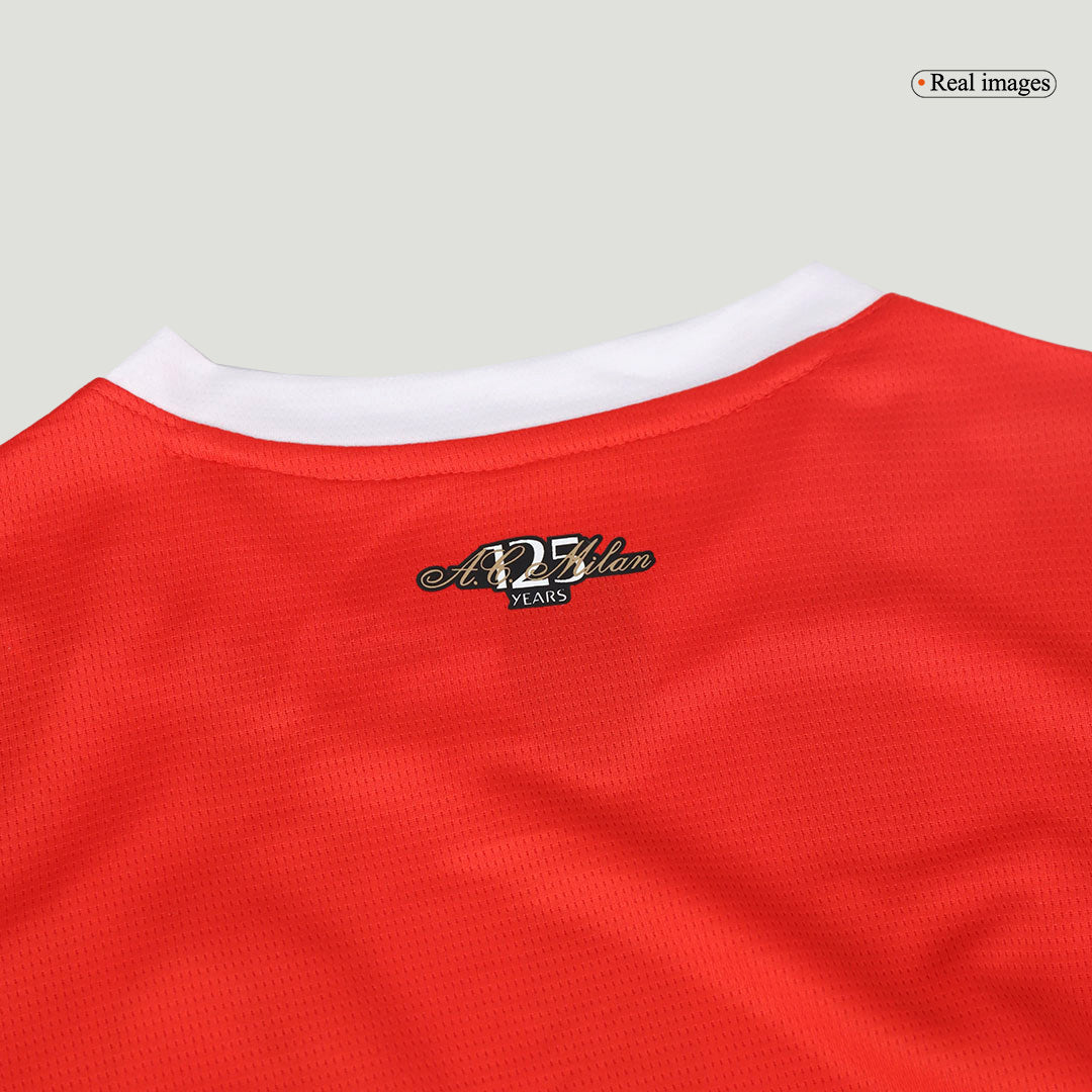 Kit de fútbol local del AC Milan para niño (Kit y pantalón corto) 2024/25
