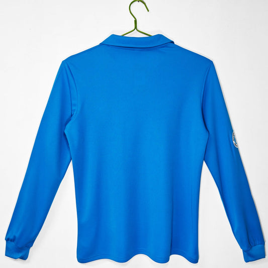 Camiseta retro de manga larga de local del Napoli 1987-1988