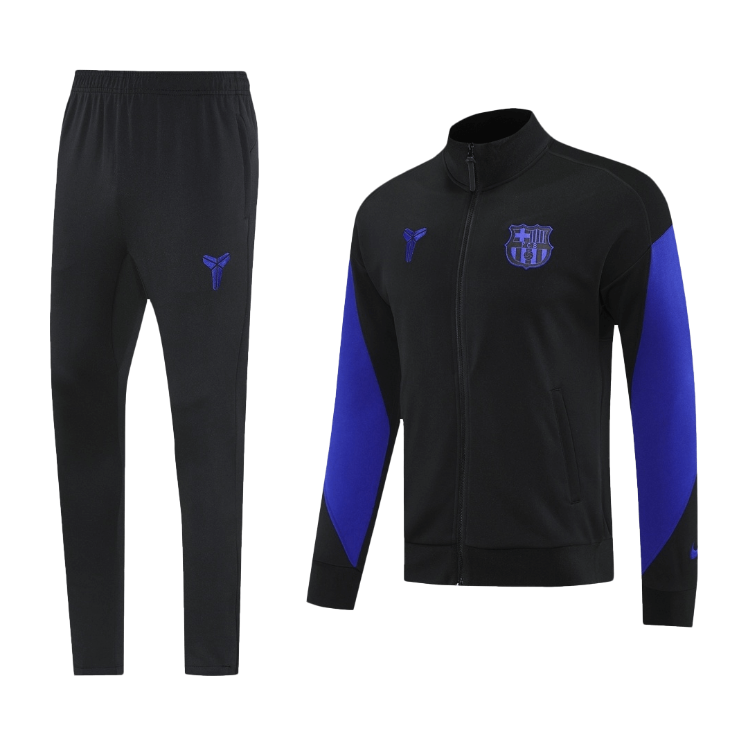 Chaqueta de entrenamiento del Barcelona 25/26 (Chaqueta + Pantalón) Negro y Morado
