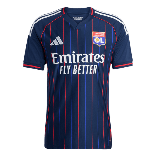 Camiseta de Futbol Olympique Lyonnais Segunda Equipación 25/26 Azul Marino