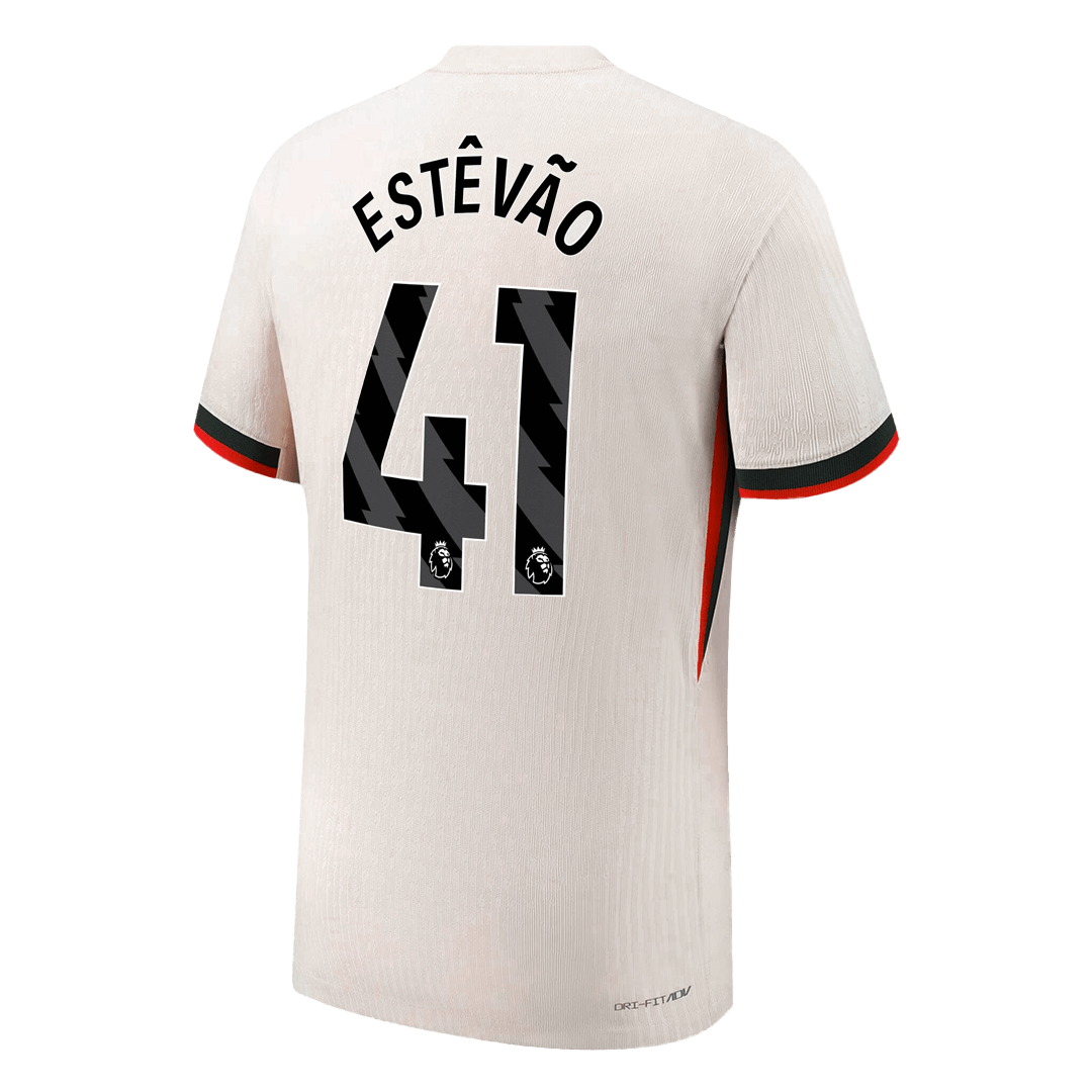 Auténtica camiseta de fútbol ESTÊVÃO #41 Chelsea segunda 2025/26