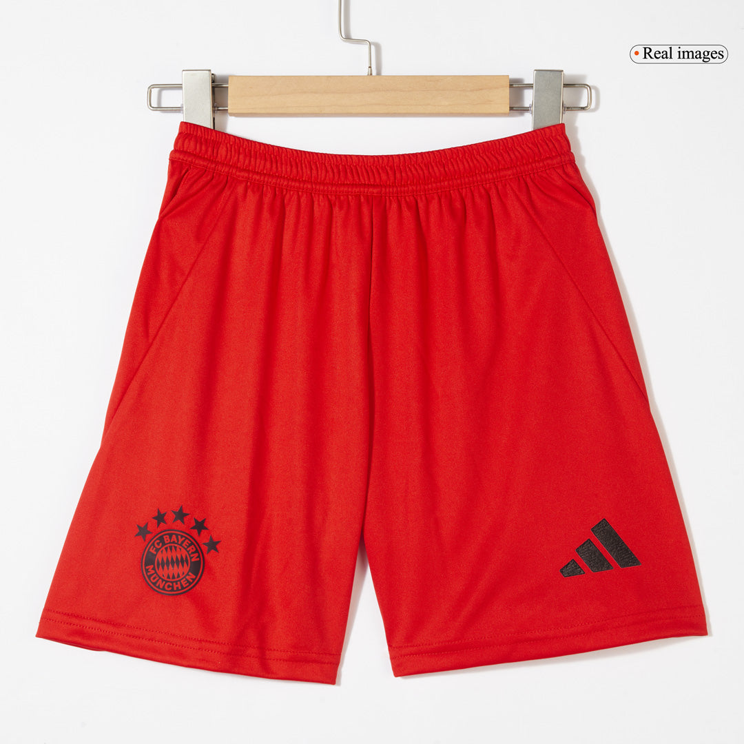 Kit de camiseta de fútbol local del Bayern Múnich para niños (camiseta, pantalones cortos y calcetines) rojo
