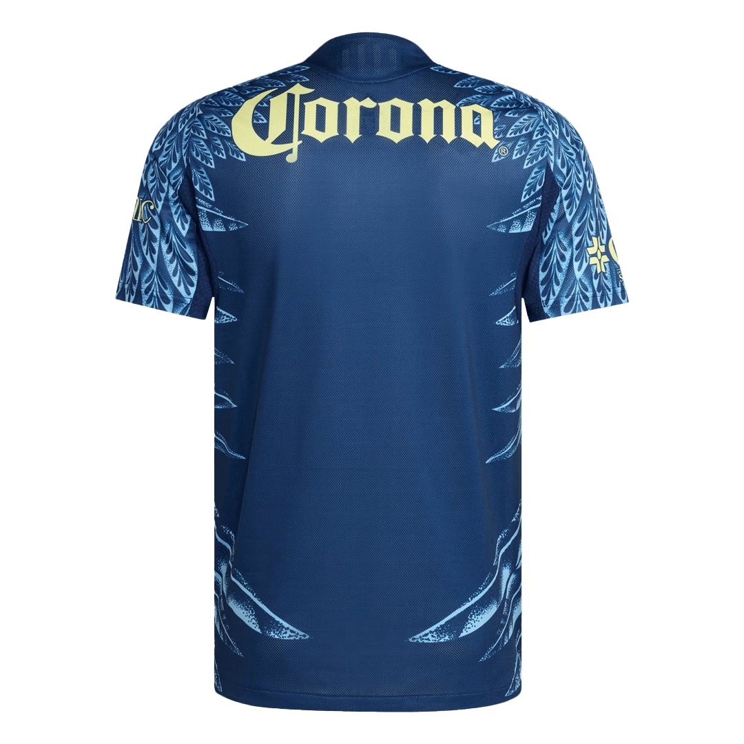 Camiseta de fútbol visitante auténtica del Club América 2025/26 azul marino