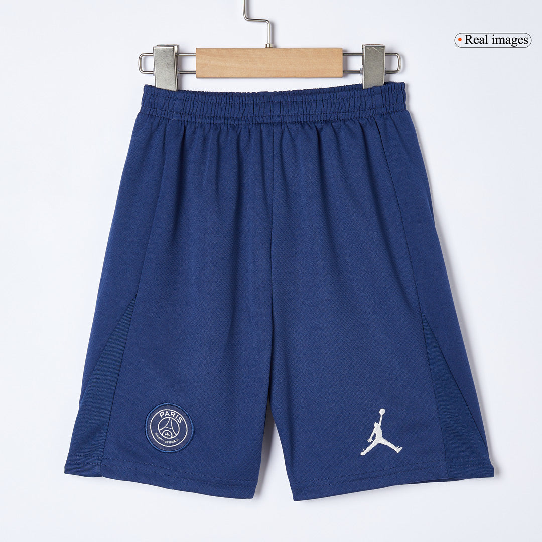 Kit de fútbol visitante del PSG para niños (Kit y pantalón corto) 2024/25, azul marino