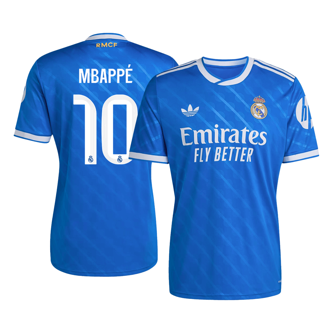 Camiseta de fútbol tercera equipación MBAPPÉ #10 del Real Madrid 2025/26