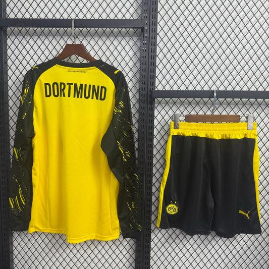 Camiseta local del Dortmund, talla 25/26, manga larga para adultos