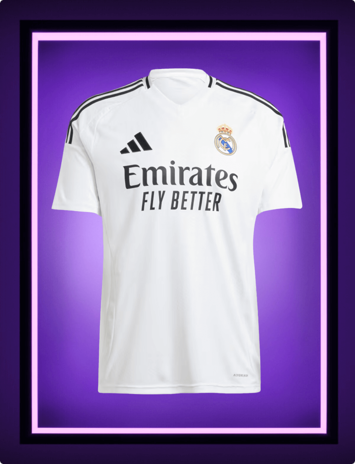 Camiseta de fútbol local del Real Madrid