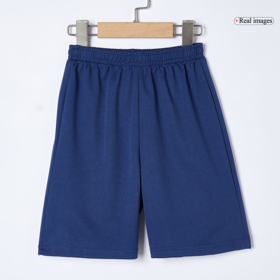 Kit de fútbol visitante del PSG para niños (Kit y pantalón corto) 2024/25, azul marino