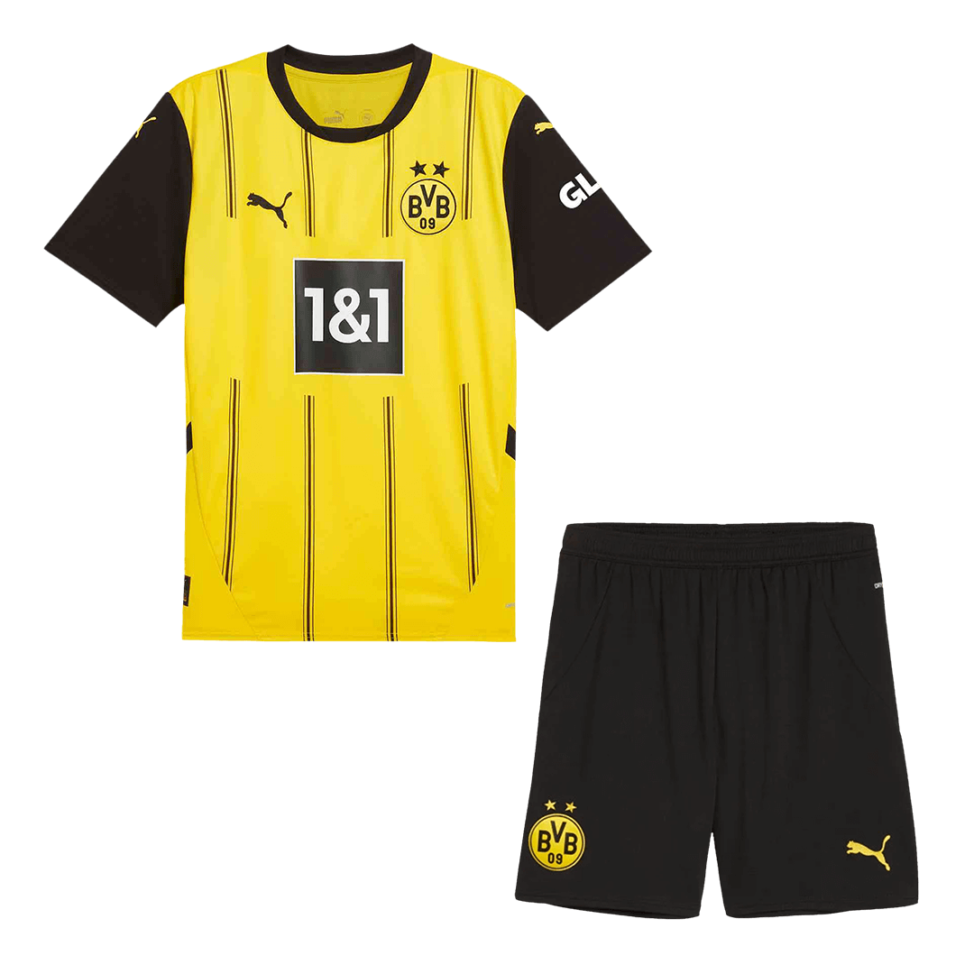 Kit de camiseta de fútbol local del Borussia Dortmund (camiseta y pantalones cortos)