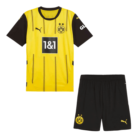 Kit de camiseta de fútbol local del Borussia Dortmund (camiseta y pantalones cortos)