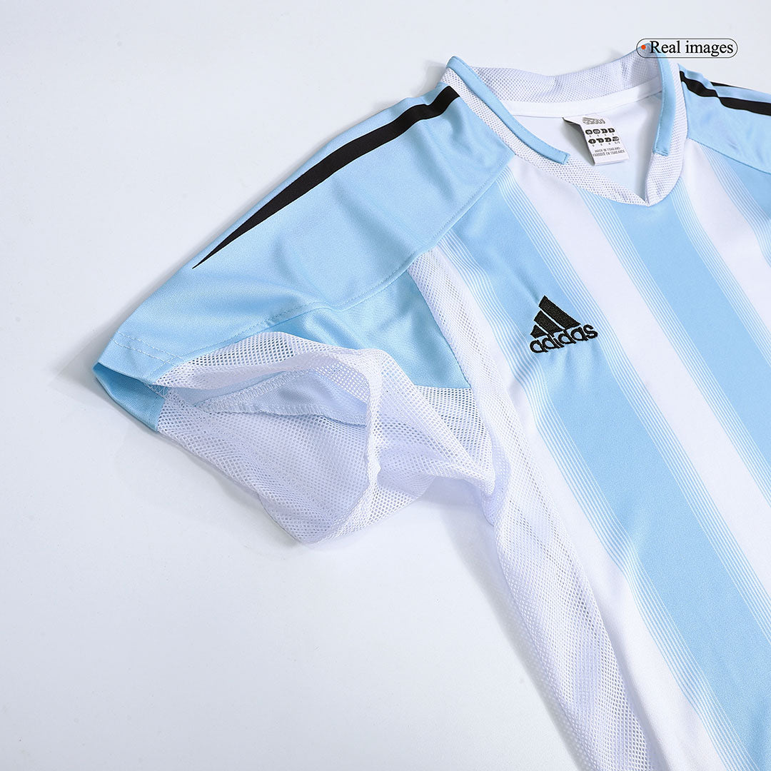 Camiseta retro de fútbol local de Argentina 2004/05