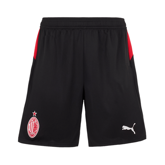 Pantalón corto de fútbol local del AC Milan 25/26 negro