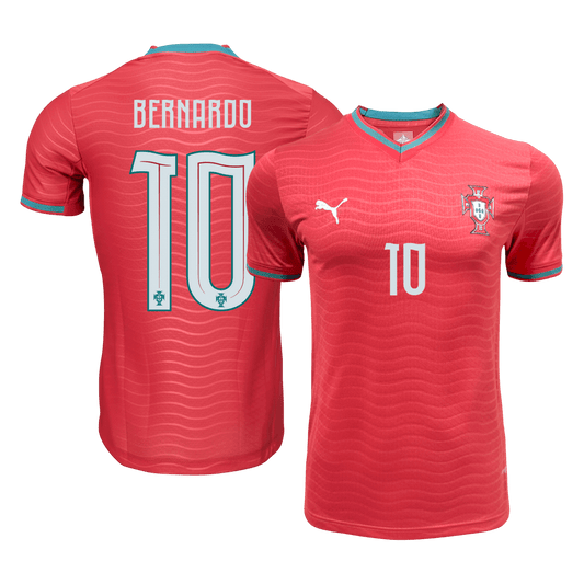 Camiseta de fútbol local auténtica de BERNARDO #10 Portugal 2026