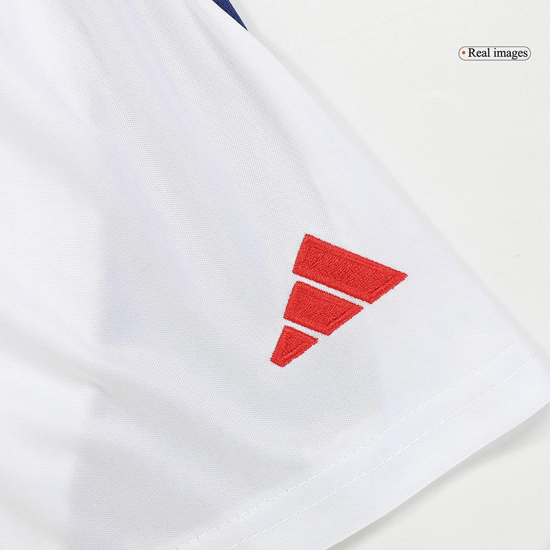Kit de camiseta de fútbol local del Arsenal para niños (camiseta, pantalones cortos y calcetines)