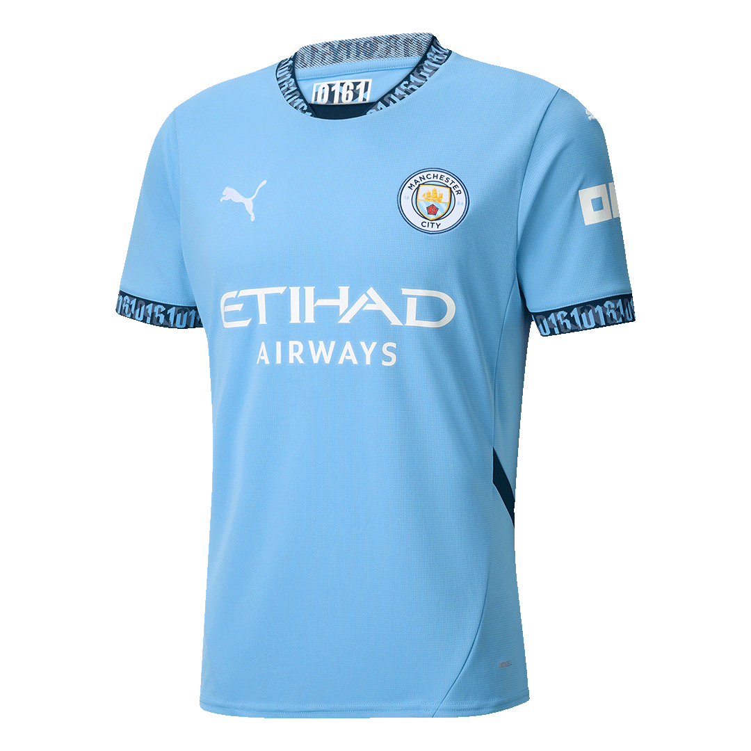 Camiseta de local del Manchester City DE BRUYNE #17 - UCL
