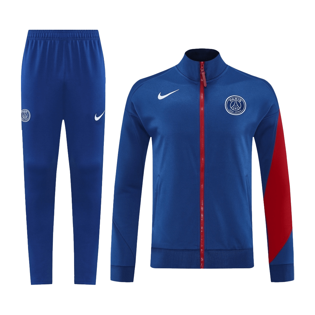 Chaqueta de entrenamiento del PSG 25/26 (Chaqueta + Pantalón) Azul Marino y Rojo