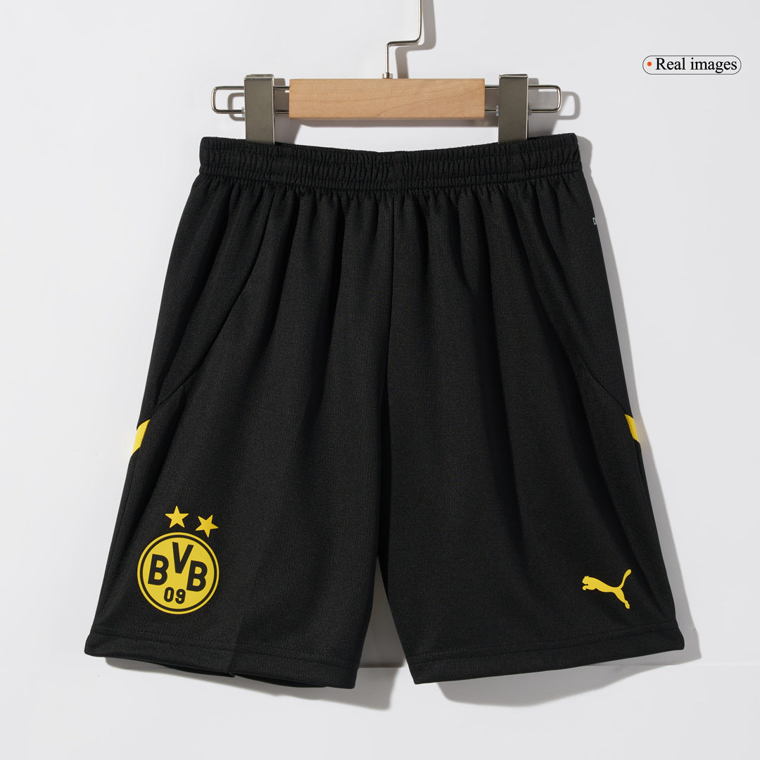 Kit de camiseta de fútbol local del Borussia Dortmund para niños (camiseta y pantalones cortos)