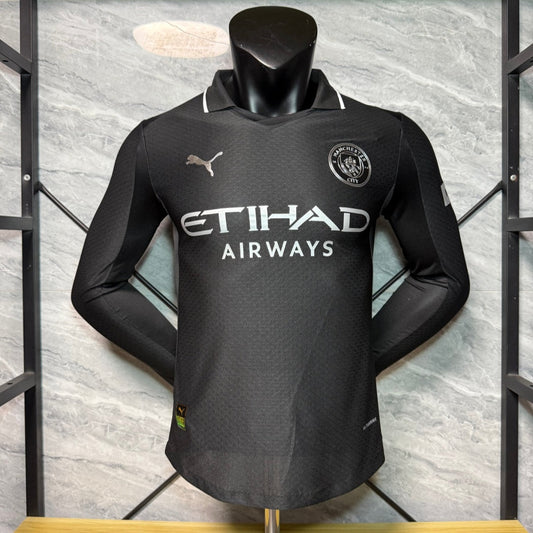 Camiseta de visitante del Manchester City 25/26, manga larga