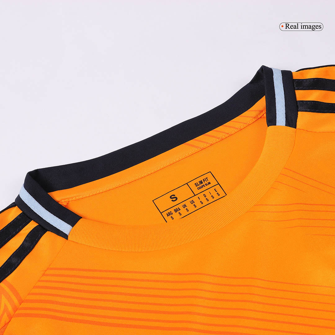 Camiseta de fútbol de manga larga de visitante del Real Madrid