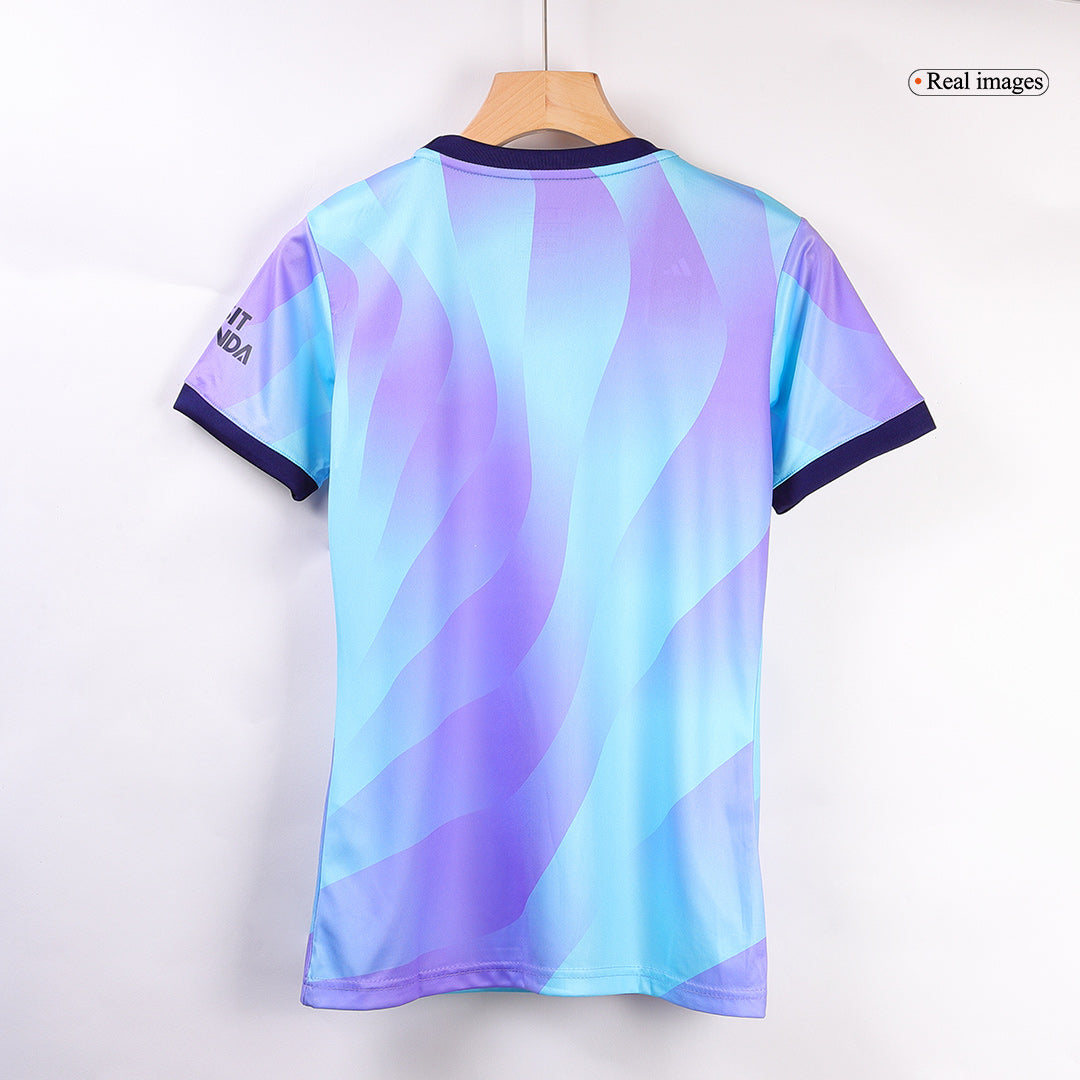 Camiseta de fútbol visitante del Arsenal para mujer 2024/25