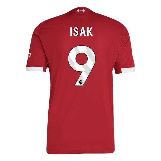 Camiseta de fútbol local auténtica del Liverpool ISAK #9 25/26, roja