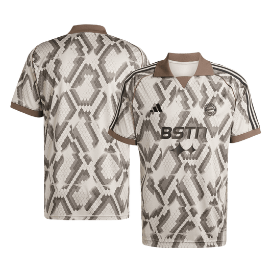 Camiseta de fútbol Bayern Munich X BSTN 2024/25 Marrón claro