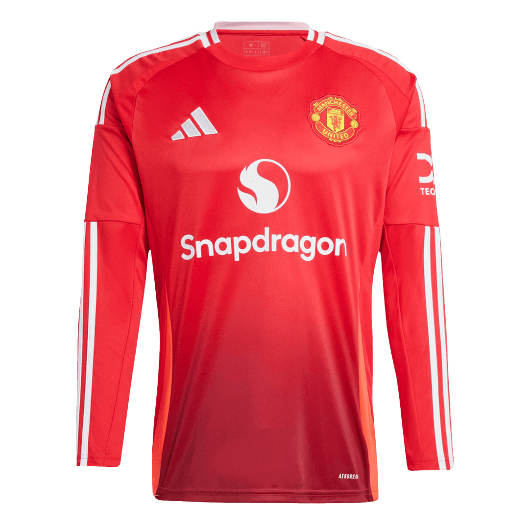 Camiseta de fútbol de manga larga del Manchester United 2024/25