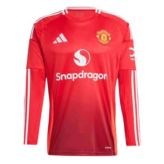 Camiseta de fútbol de manga larga del Manchester United 2024/25