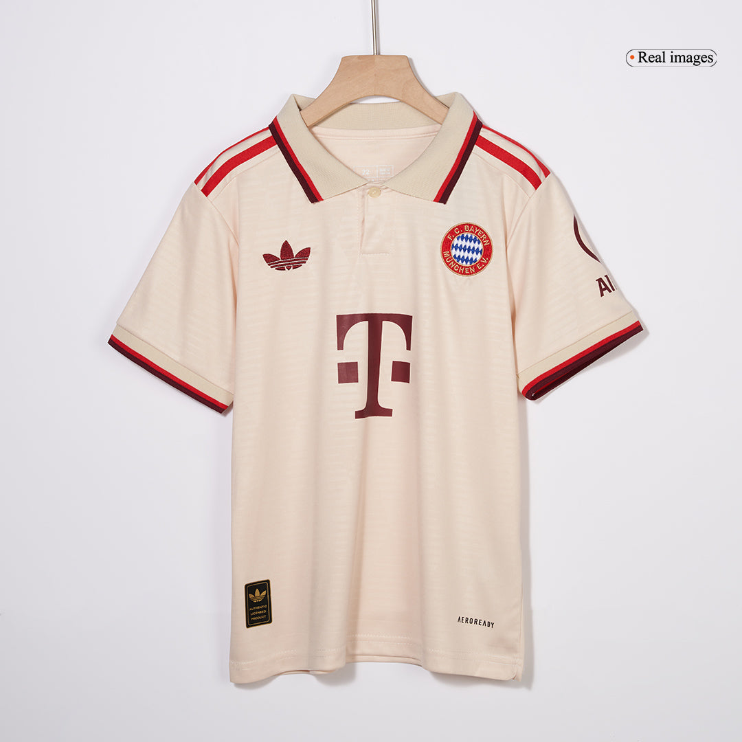 Kit de fútbol infantil de visitante del Bayern Múnich (camiseta y pantalón corto) 2024/25 - UCL