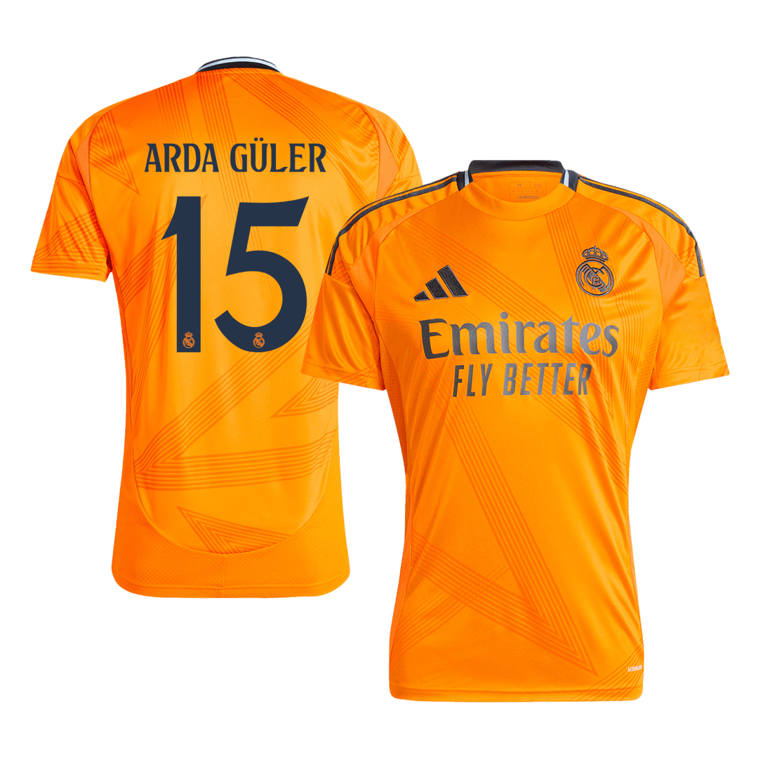 Camiseta de fútbol visitante del Real Madrid ARDA GÜLER #15 - Súper (talla grande)