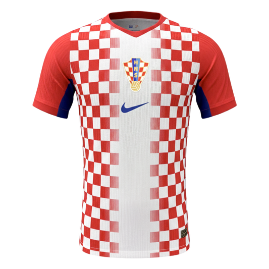 Camiseta de local de Croacia para hombre, Copa Mundial 2026 - Corte ajustado