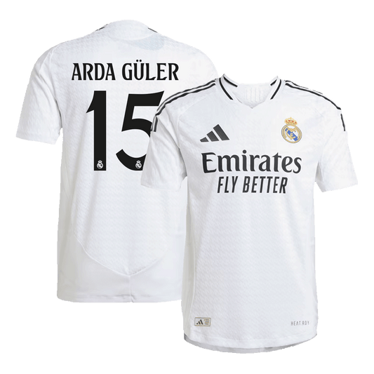 Camiseta de fútbol auténtica local del Real Madrid ARDA GÜLER #15