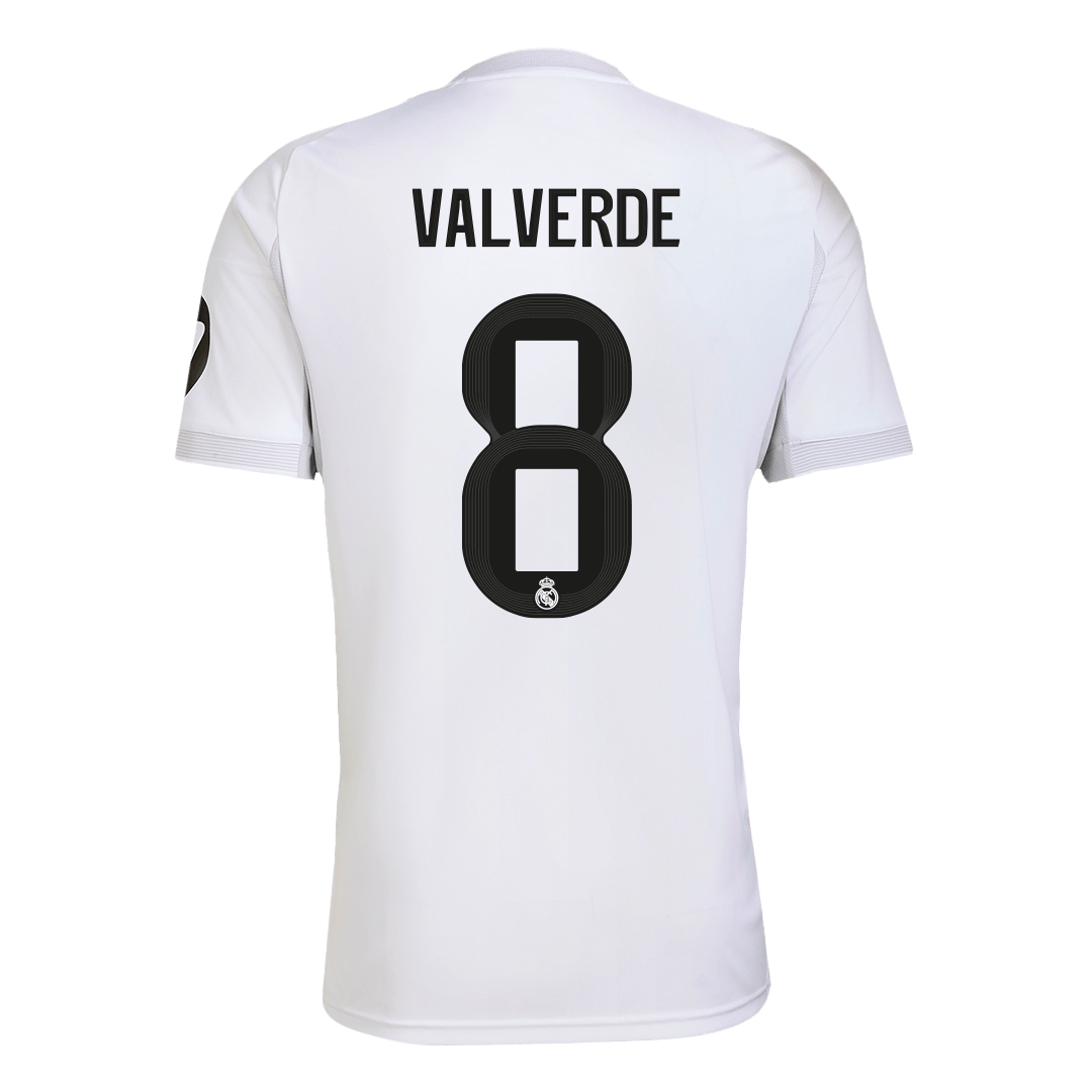 Camiseta de fútbol local del Real Madrid VALVERDE #8 2025/26