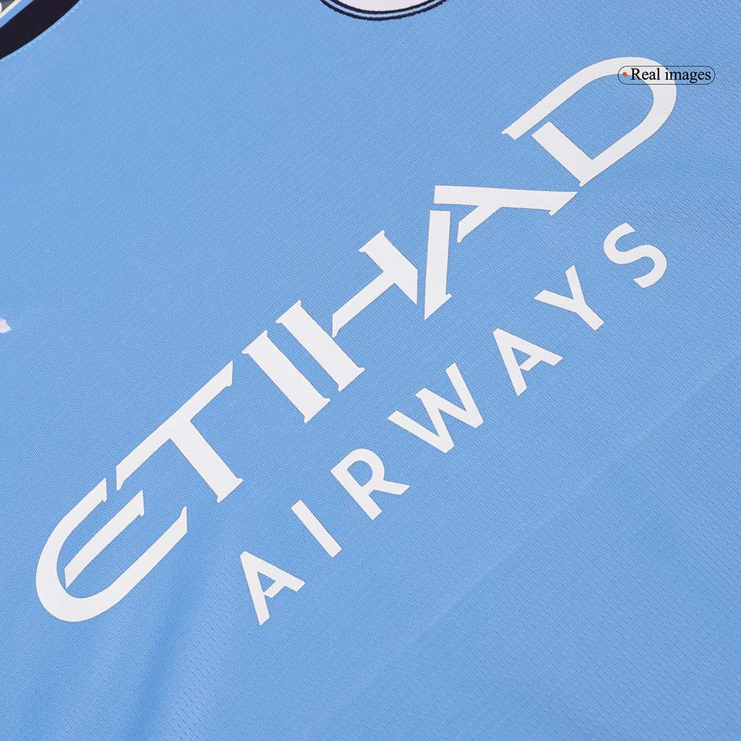 Camiseta de fútbol de manga larga local del Manchester City 2024/25