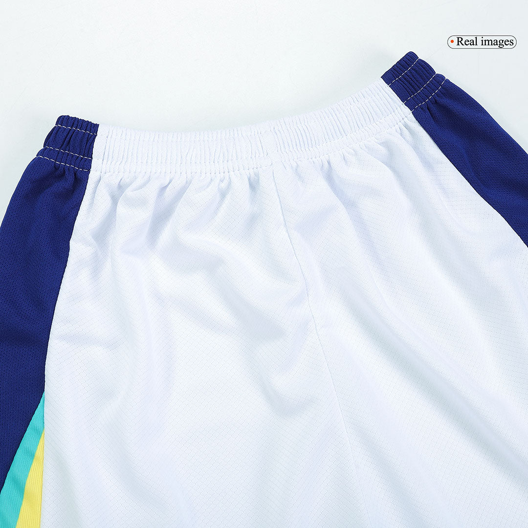 Kit de fútbol visitante de Brasil para niños (camiseta y pantalón corto) Copa América 2024