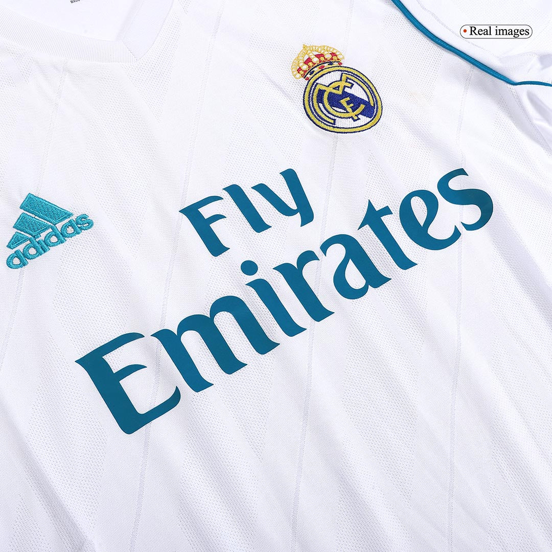 Camiseta de fútbol vintage de local del Real Madrid Kroos #8 2017/18