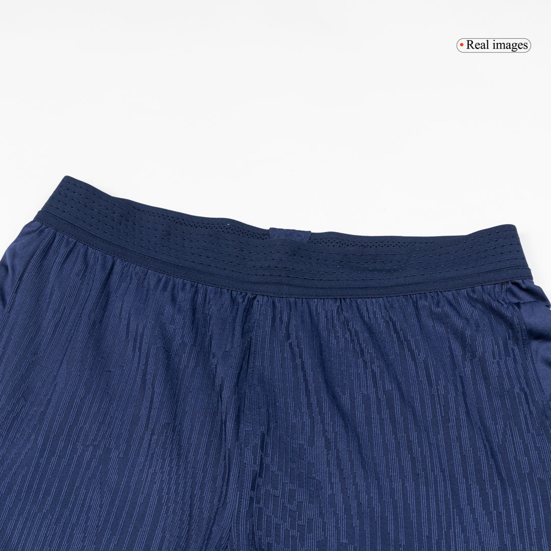 Pantalón corto de fútbol local auténtico del PSG 25/26 azul marino