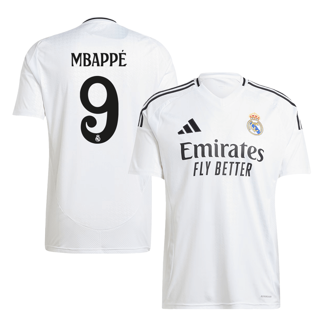 Camiseta de fútbol local del Real Madrid MBAPPÉ #9