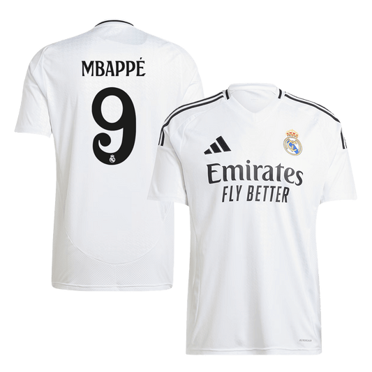 Camiseta de fútbol local del Real Madrid MBAPPÉ #9