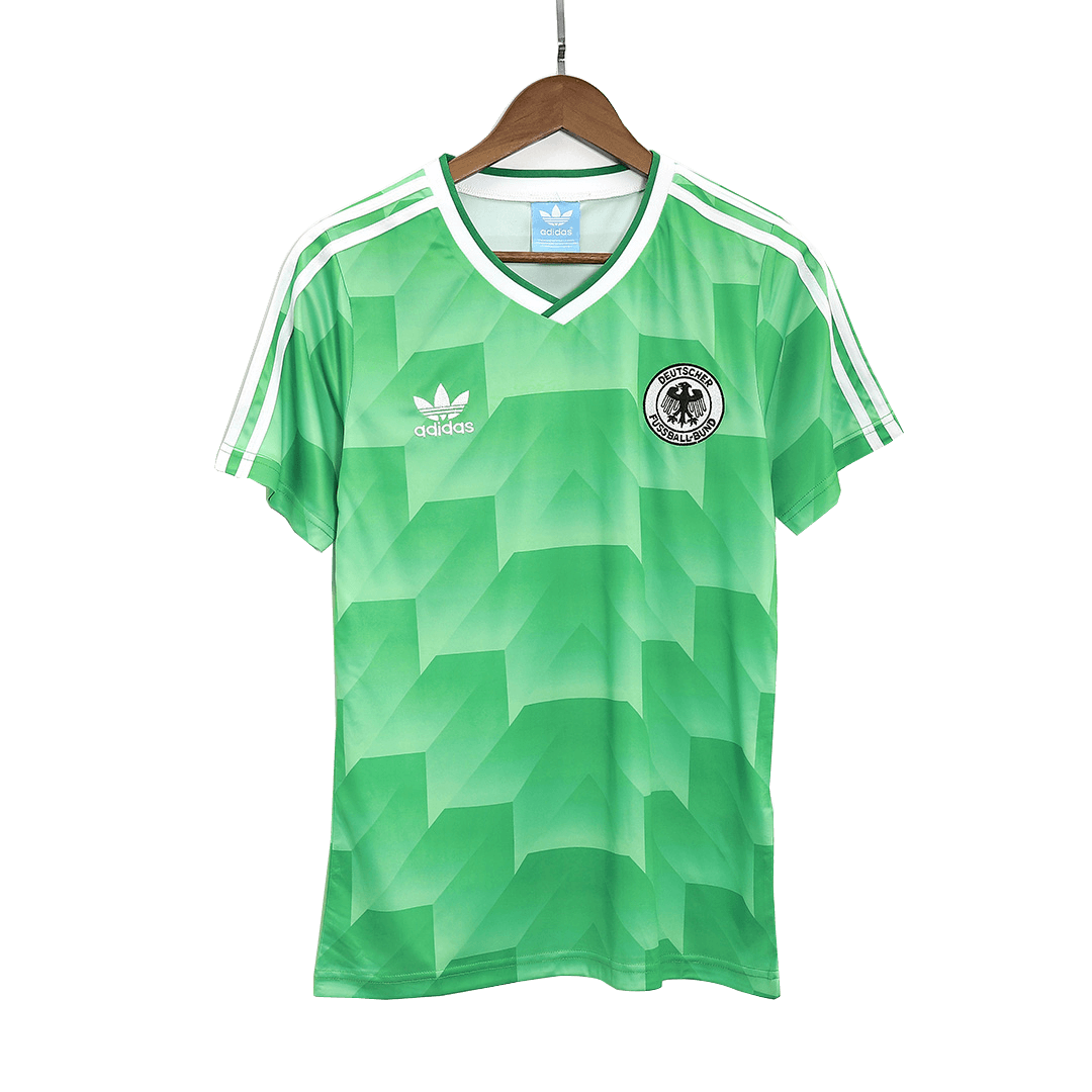 Camiseta retro de fútbol de visitante de Alemania 1988/90