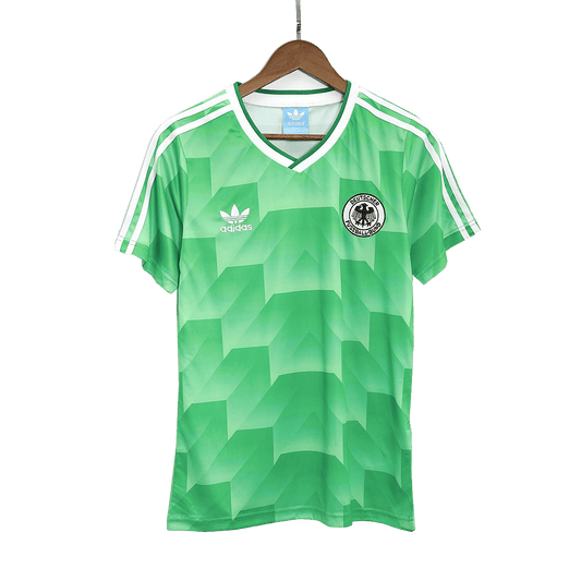 Camiseta retro de fútbol de visitante de Alemania 1988/90