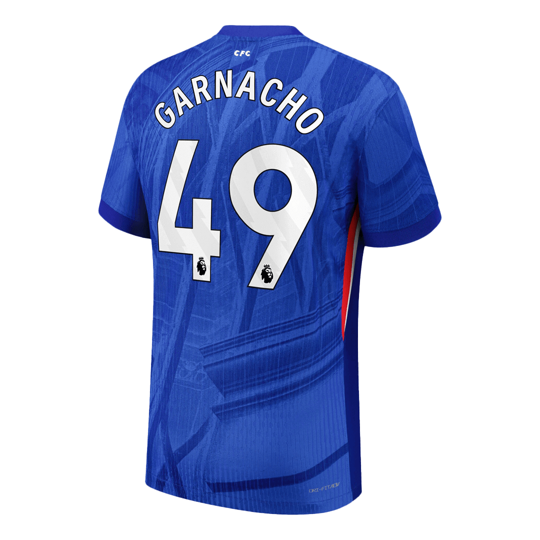 Auténtica camiseta de fútbol local del Chelsea GARNACHO #49 2025/26