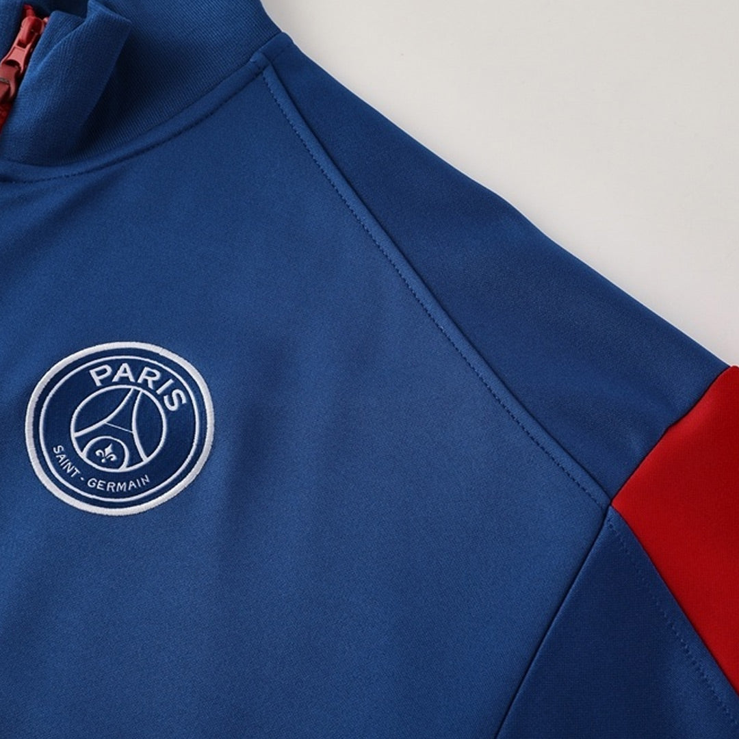 Chaqueta de entrenamiento del PSG 25/26 (Chaqueta + Pantalón) Azul Marino y Rojo