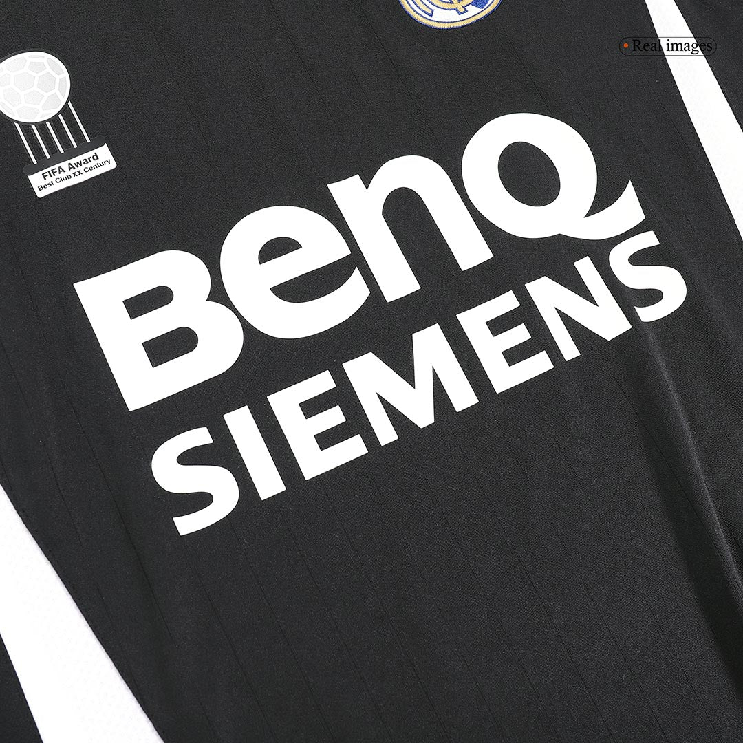 Camiseta de fútbol vintage de visitante del Real Madrid 2006/07, manga larga